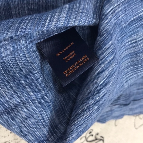 Good Man Brand Slim Fit Stripe Linen Shirt - Picture 6 of 7